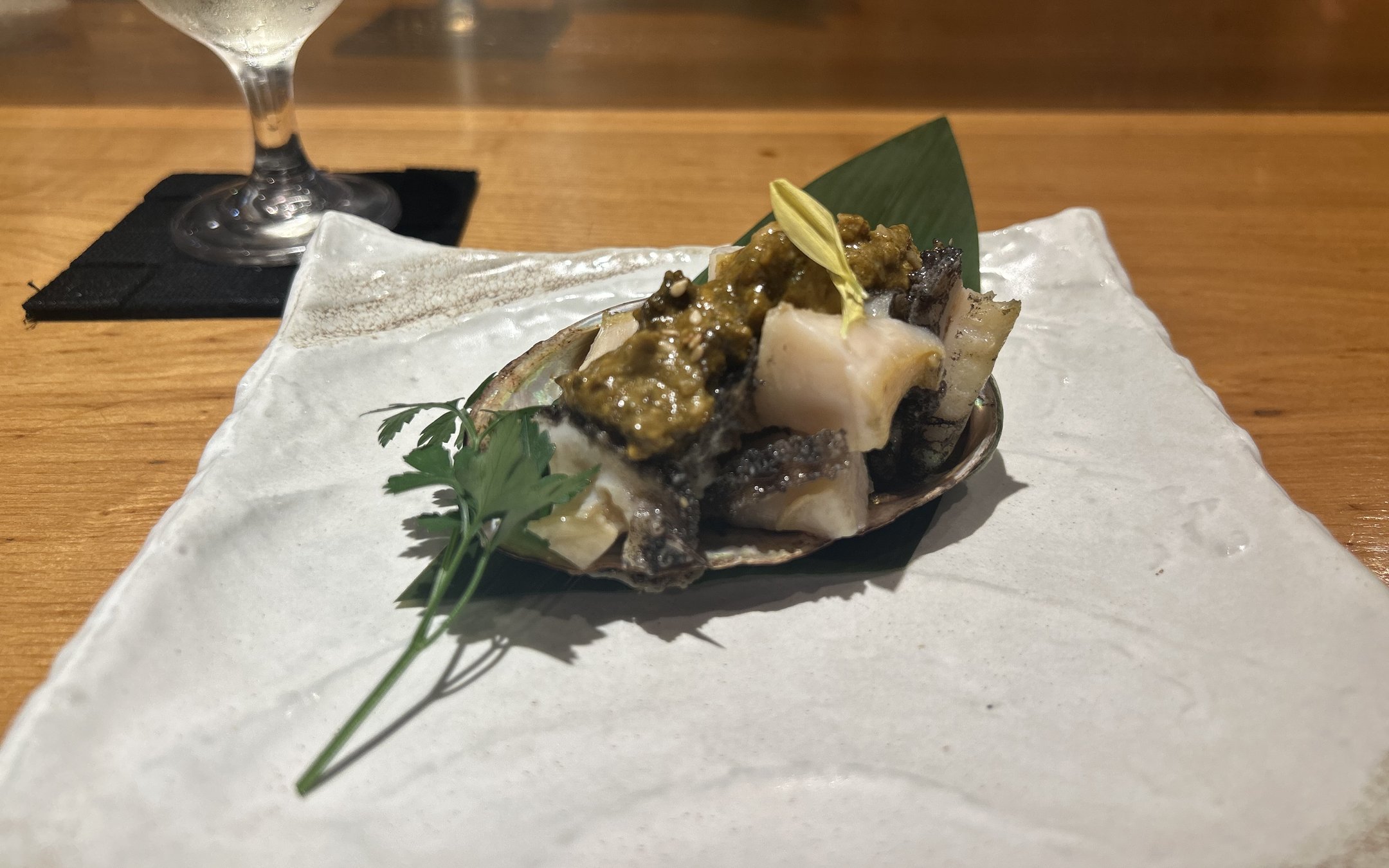 あわびのソテー